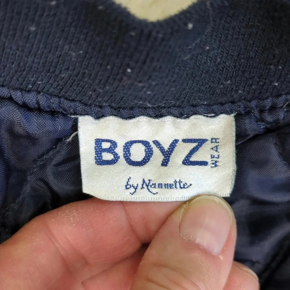 Boyz Wear By Nanette Toddler Varsity Basketball Jacket Size 12 M - Picture 3 of 14